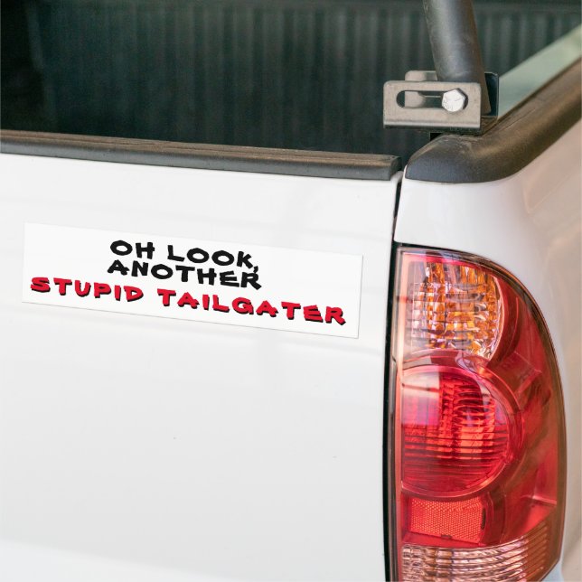 Autocollant De Voiture Regardez un autre voleur stupide (Sur camion)