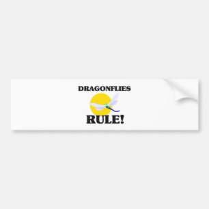 Autocollant De Voiture Règle de LIBELLULES !