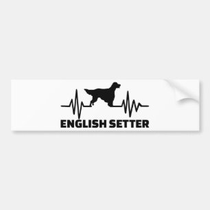 Autocollant De Voiture Régleur anglais Heartbeat