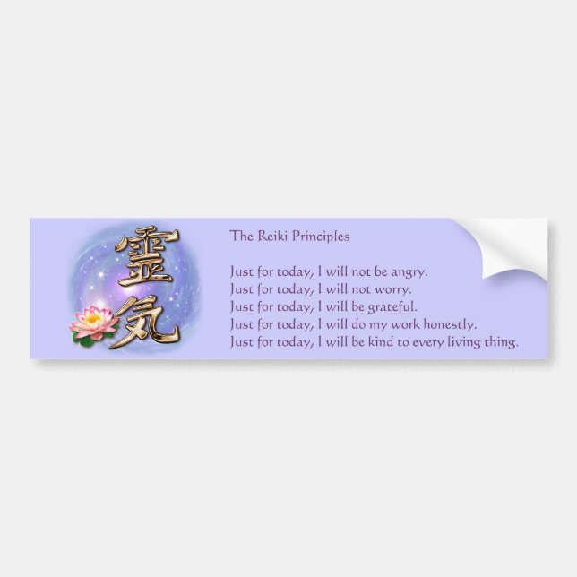Autocollant De Voiture Reiki (Devant)