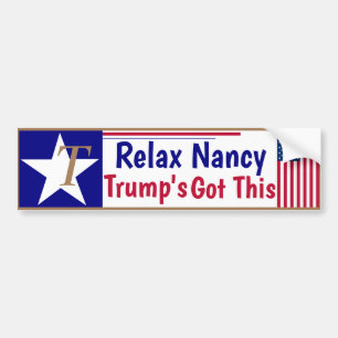Autocollant De Voiture Relax Nancy Trump a ceci ! Auto-collants pour voit