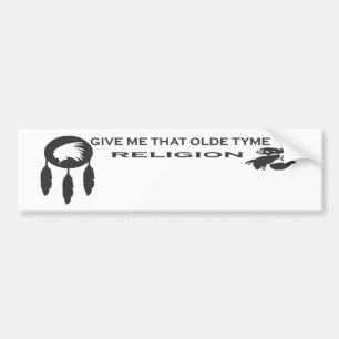 Autocollant De Voiture Religion d'antan de Tyme