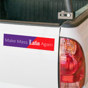 Autocollant De Voiture Rendre la messe latine