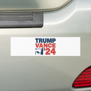 Autocollant De Voiture Rendre l'Amérique Sûre à Nouveau Trump Vance 2024