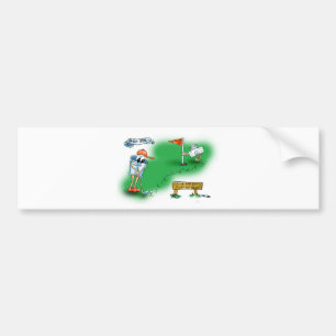 Autocollant De Voiture Renflouement ouvert - golf