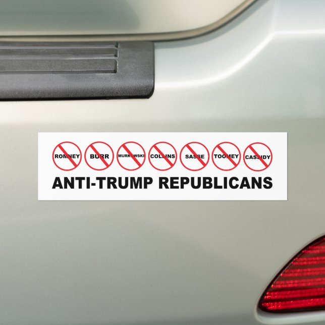 Autocollant De Voiture Républicains anti-Trump (En voiture)