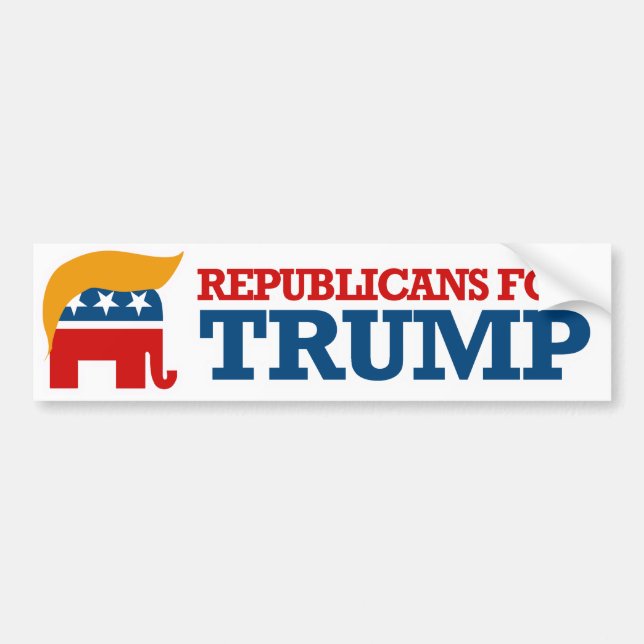Autocollant De Voiture Républicains Pour Trump —.png (Devant)