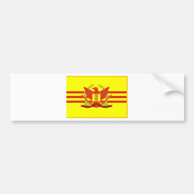 Autocollant De Voiture République de drapeau de forces militaires du (Devant)