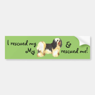 Autocollant De Voiture Rescue Havanese Bumper Sticker
