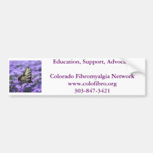 Autocollant De Voiture Réseau de fibromyalgie du Colorado