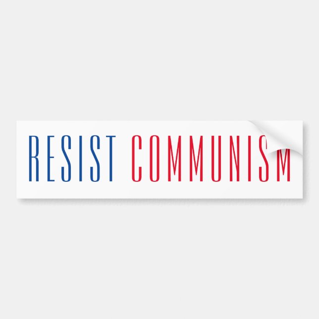 Autocollant De Voiture Resist communism (Devant)