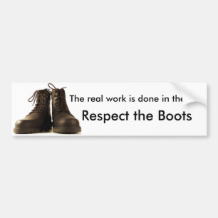 Autocollant De Voiture Respectez les bottes