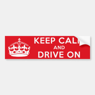 Autocollant De Voiture Restez calme
