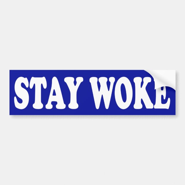 Autocollant De Voiture Restez Woke (Devant)