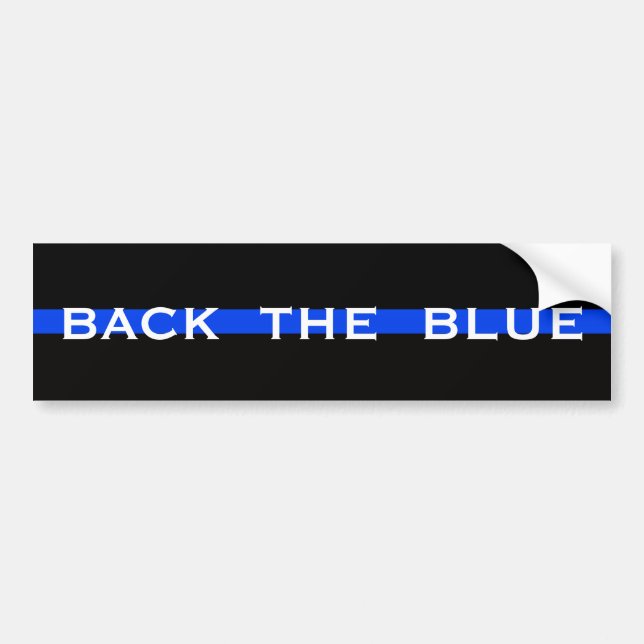 AUTOCOLLANT DE VOITURE RETOUR DE LA POLICE BLEUE BÂTIMENT STICKER (Devant)