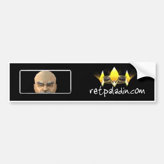 Autocollant De Voiture RetPaladin.com (Devant)