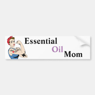 Autocollant De Voiture Retro Mom - Essentiel Oil Mom