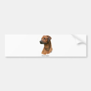 Autocollant De Voiture Rhodesian Ridgeback