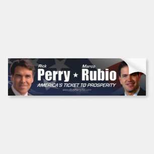 Autocollant De Voiture Rick Perry - Marco Rubio