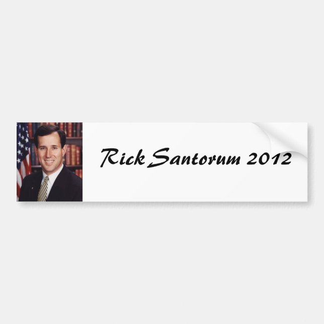 Autocollant De Voiture Rick Santorum (Devant)