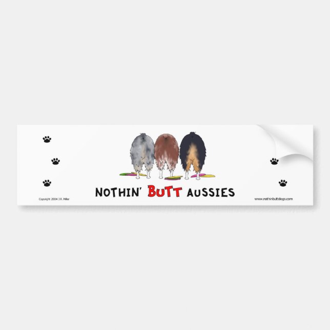 Autocollant De Voiture Rien n'aboutent l'adhésif pour pare-chocs (Devant)