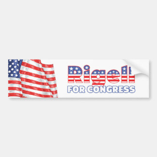 Autocollant De Voiture Rigell pour le drapeau américain patriotique du