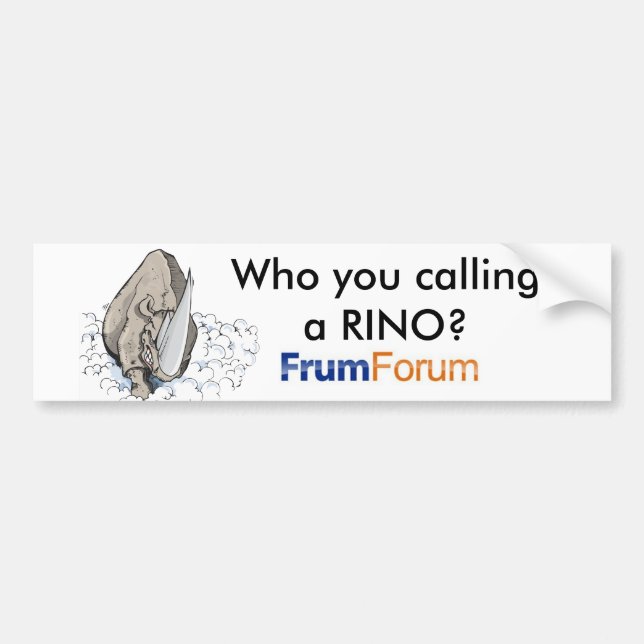 Autocollant De Voiture rino, 36470578_400x400, qui vous appelle un RINO ? (Devant)