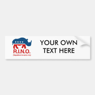 Autocollant De Voiture RINO - Républicain uniquement du nom .png