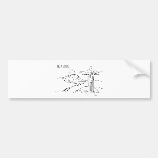 Autocollant De Voiture Rio de Janeiro (Devant)