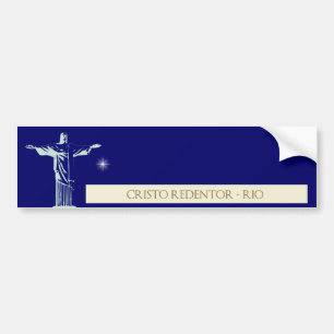 Autocollant De Voiture Rio de Janeiro du Christ