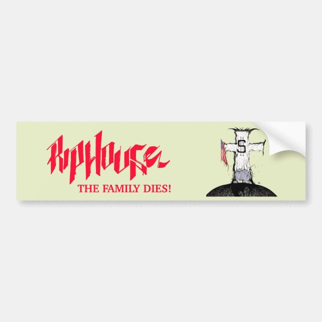 Autocollant De Voiture Riphouse les matrices de famille (Devant)