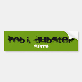 Autocollant De Voiture Rob I. Dubstep