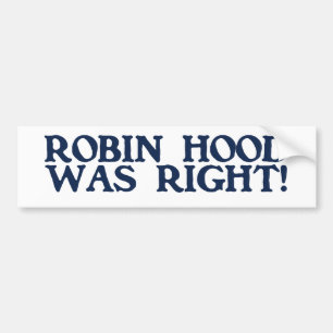 Autocollant De Voiture Robin Hood avait raison