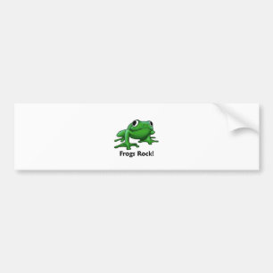 Autocollant De Voiture Roche de grenouilles !