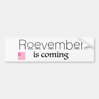 Autocollant De Voiture Roevember arrive