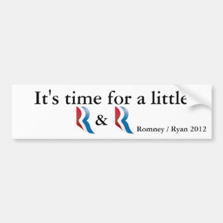 Autocollant De Voiture Romney Ryan 2012