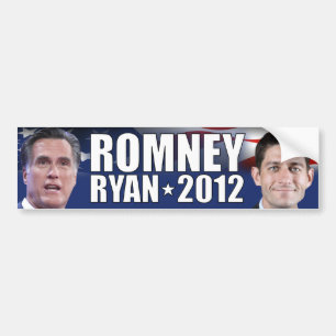 Autocollant De Voiture Romney - Ryan - 2012