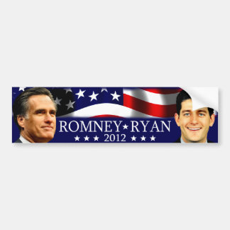Autocollant De Voiture Romney/Ryan 2012