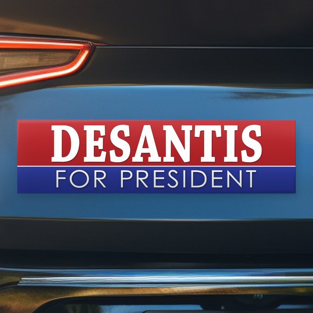 Autocollant De Voiture Ron DeSantis pour le Président 2024 - Campagne (DeSantis  Bumper Sticker)