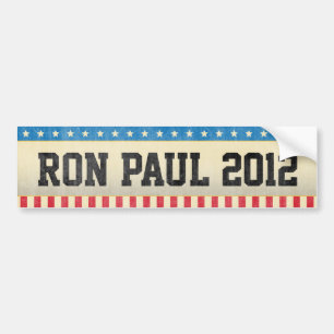 Autocollant De Voiture Ron Paul 2012
