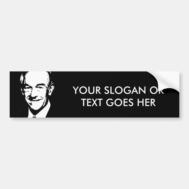 Autocollant De Voiture Ron Paul 2012 (Devant)