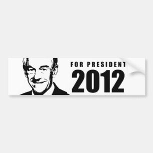 Autocollant De Voiture Ron Paul 2012