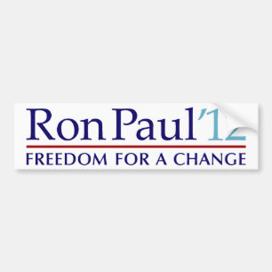 Autocollant De Voiture Ron Paul 2012