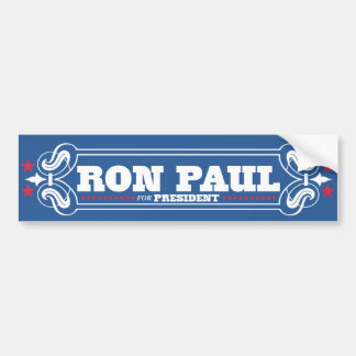 Autocollant De Voiture Ron Paul 2012
