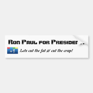 Autocollant De Voiture Ron Paul pour le président