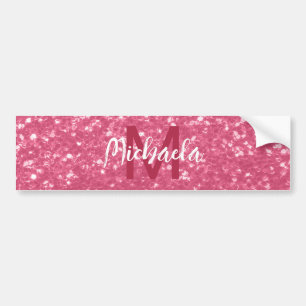 Autocollant De Voiture Rose clair rose rouge rose faux pétille parties sc
