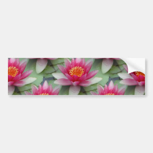 Autocollant De Voiture Rose Lotus Water Lily