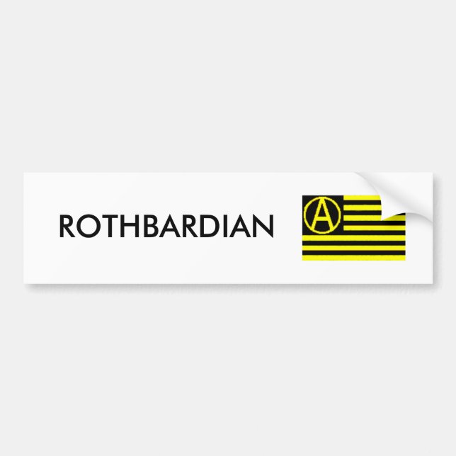 Autocollant De Voiture Rothbardian (Devant)