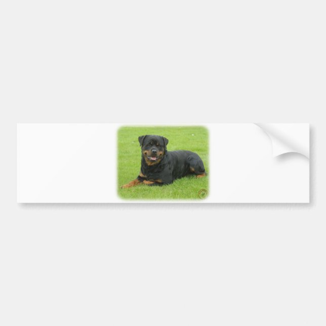 Autocollant De Voiture Rottweiler (Devant)