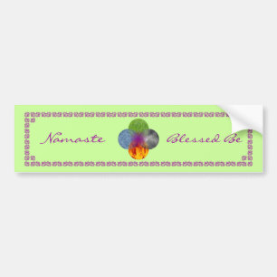 Autocollant De Voiture Roue d'être - vert